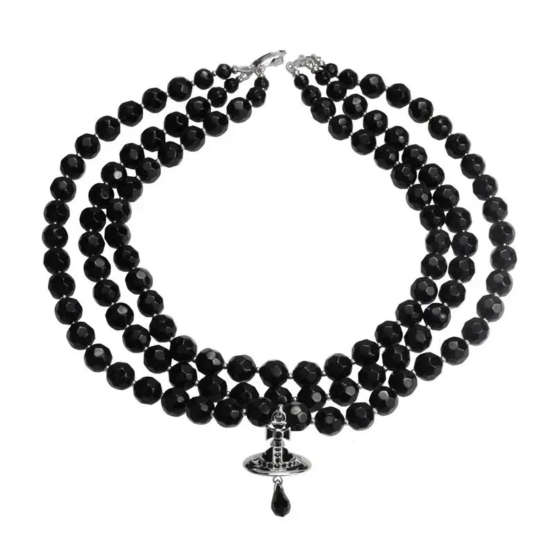 Vivienne Westwood 3-Laver Pearl Necklace