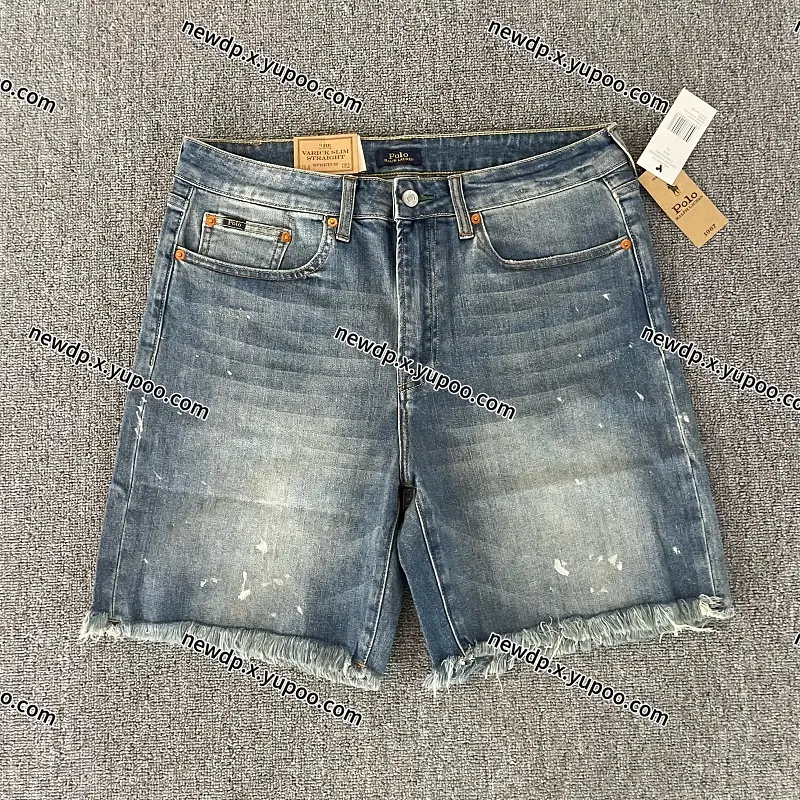 ¥129 RL denim shorts