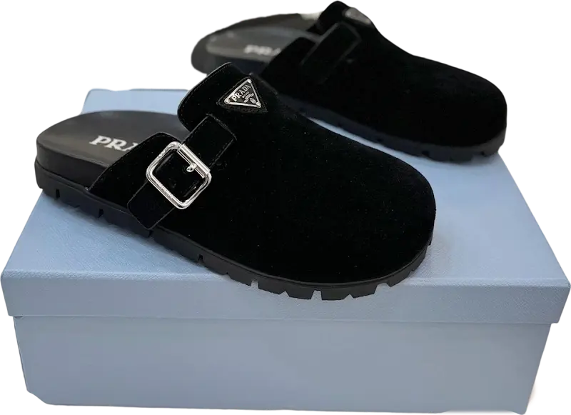 Prada Suede Mule