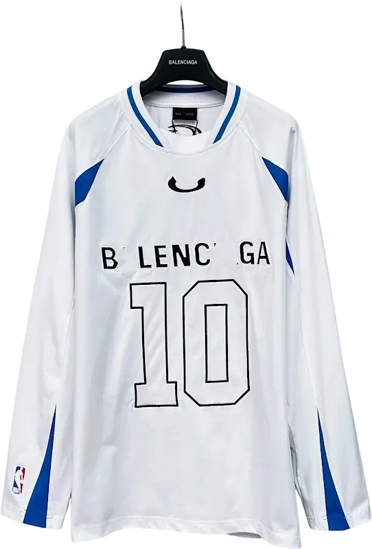 Balenciaga x NBA Collaboration Long-Sleeved T-shirt
