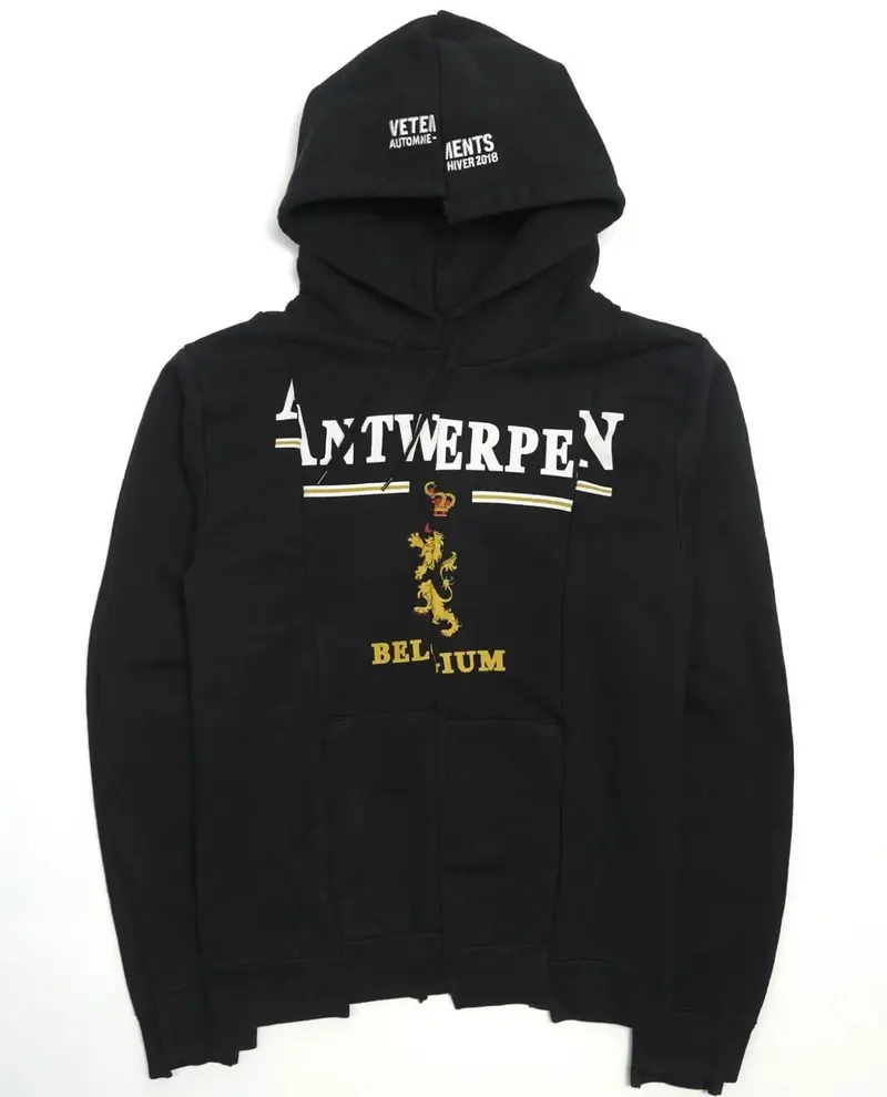 Vetements blank zip up