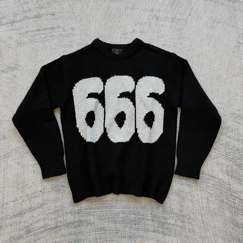 Sup 666 knit sweatshirt