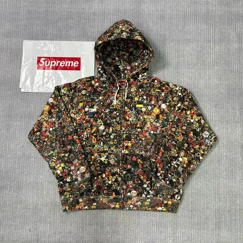 Supreme/Mike Kelley Zip Up Hooded Sweatshirt