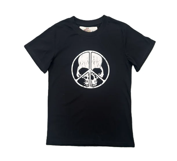 PIW anti-war skull shirt