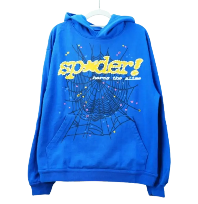 Sp5der TC Hoodie Blue