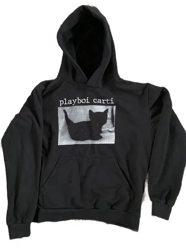 Playboi Carti WLR Black Cat Hoodie