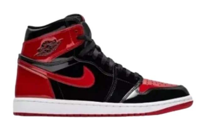 Air Jordan 1 High Patent Bred