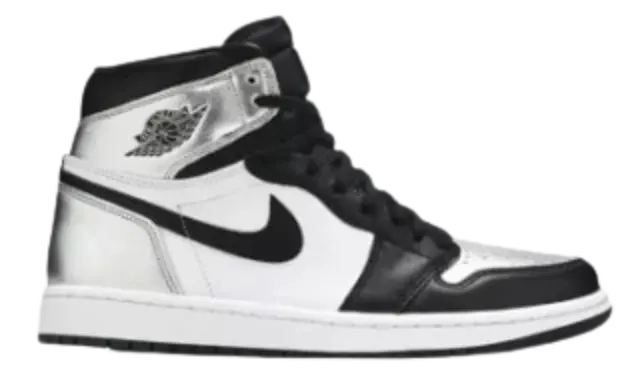 Air Jordan 1 High Silver Toe