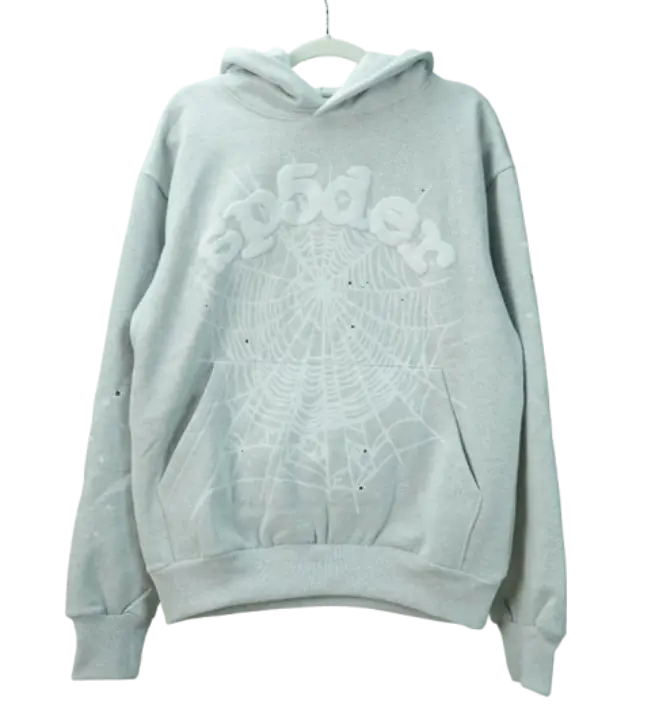 Sp5der OG Web Hoodie Heather Grey