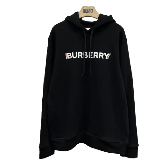 burberry chest logo hoodie big