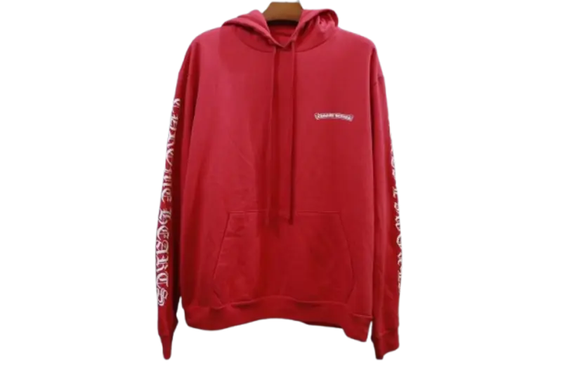 chrome red hoodie