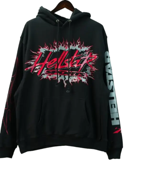 Hellstar Sports Future Flame Hoodie Black