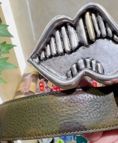 Camouflage Chrome Hearts Belt