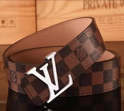 LV Initiales Damier Ebene Belt