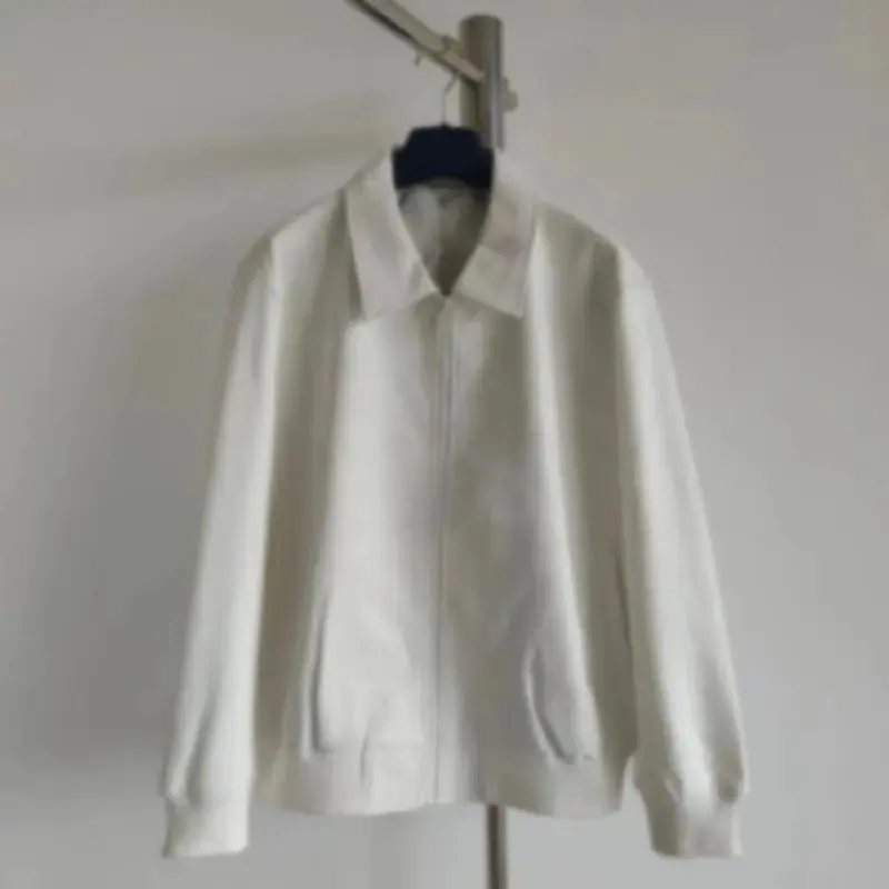 White Harrington Jacket