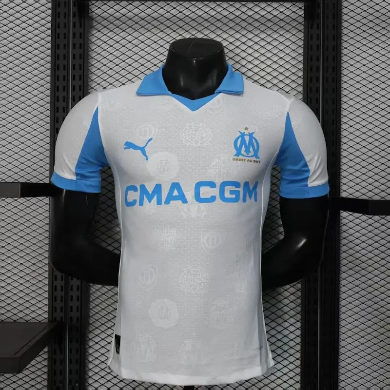 Marseille Home Soccer Jersey