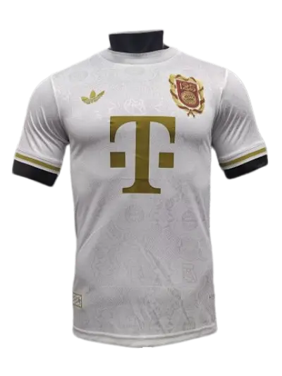 113、Bayern Munich 125th Anniversary White Jersey Player Edition