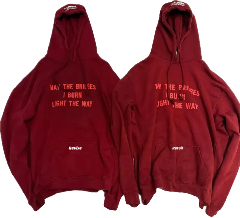 VTM17ss "May the bridges I burn light my way" hoodie