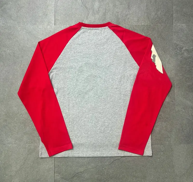 Two-tone long-sleeve