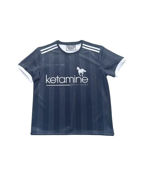 Tears of Dreams football-style jersey, crew-neck mesh-printed soccer uniform/S148